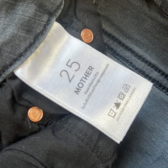 Mother The Looker High Waisted Ankle Fray Jean Dancing In Moonlight, SZ 25. 0647 - Picture 8 of 10